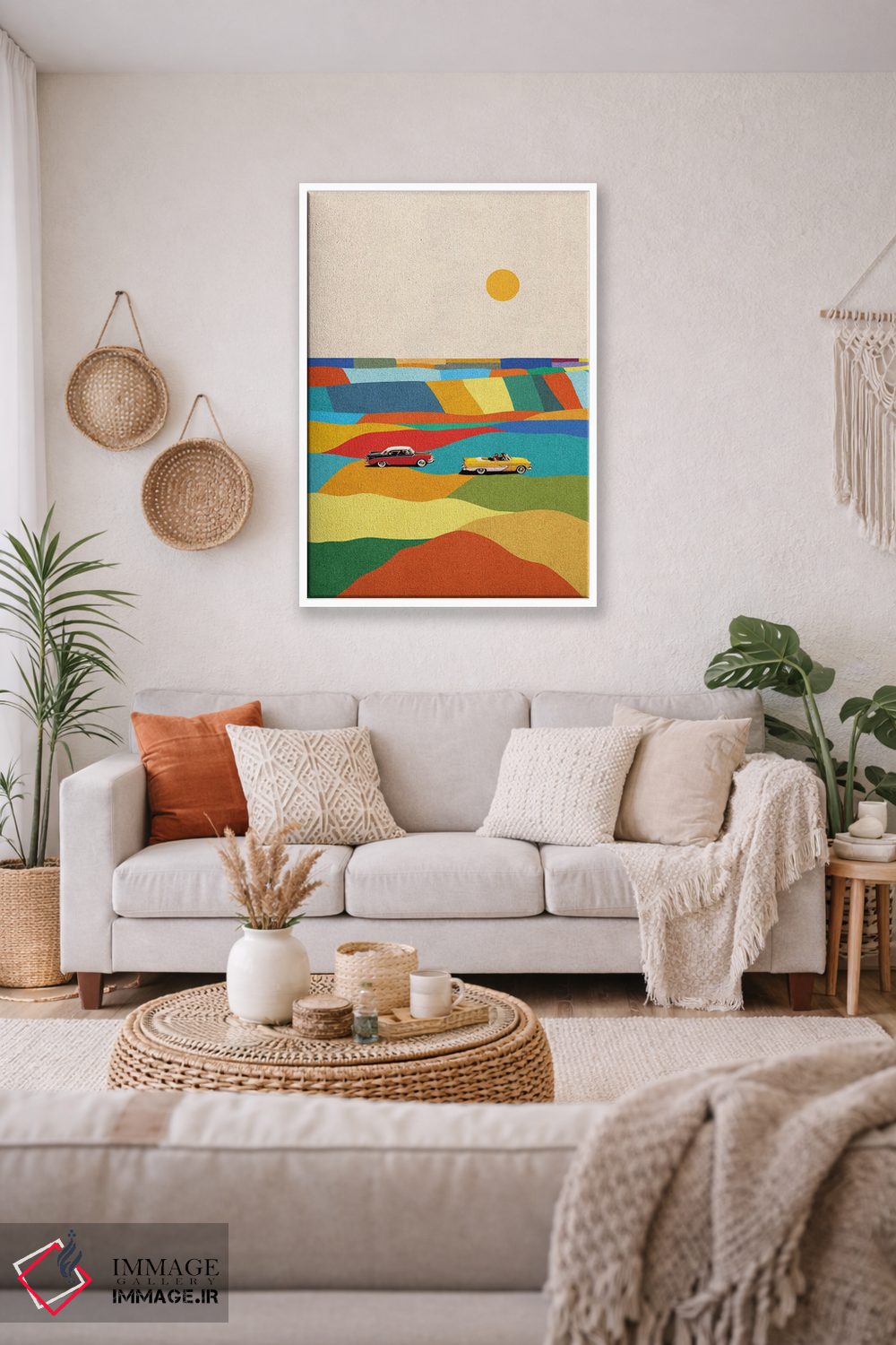 تابلو مدرن در مسیر اثر استون کلاژز - D2W