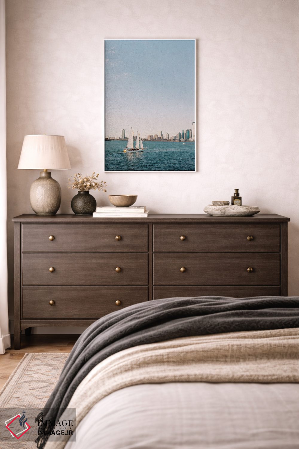 تابلو دکوراتیو شناور بر روی رودخانه هادسون اثر جاستین میلتون - D2W