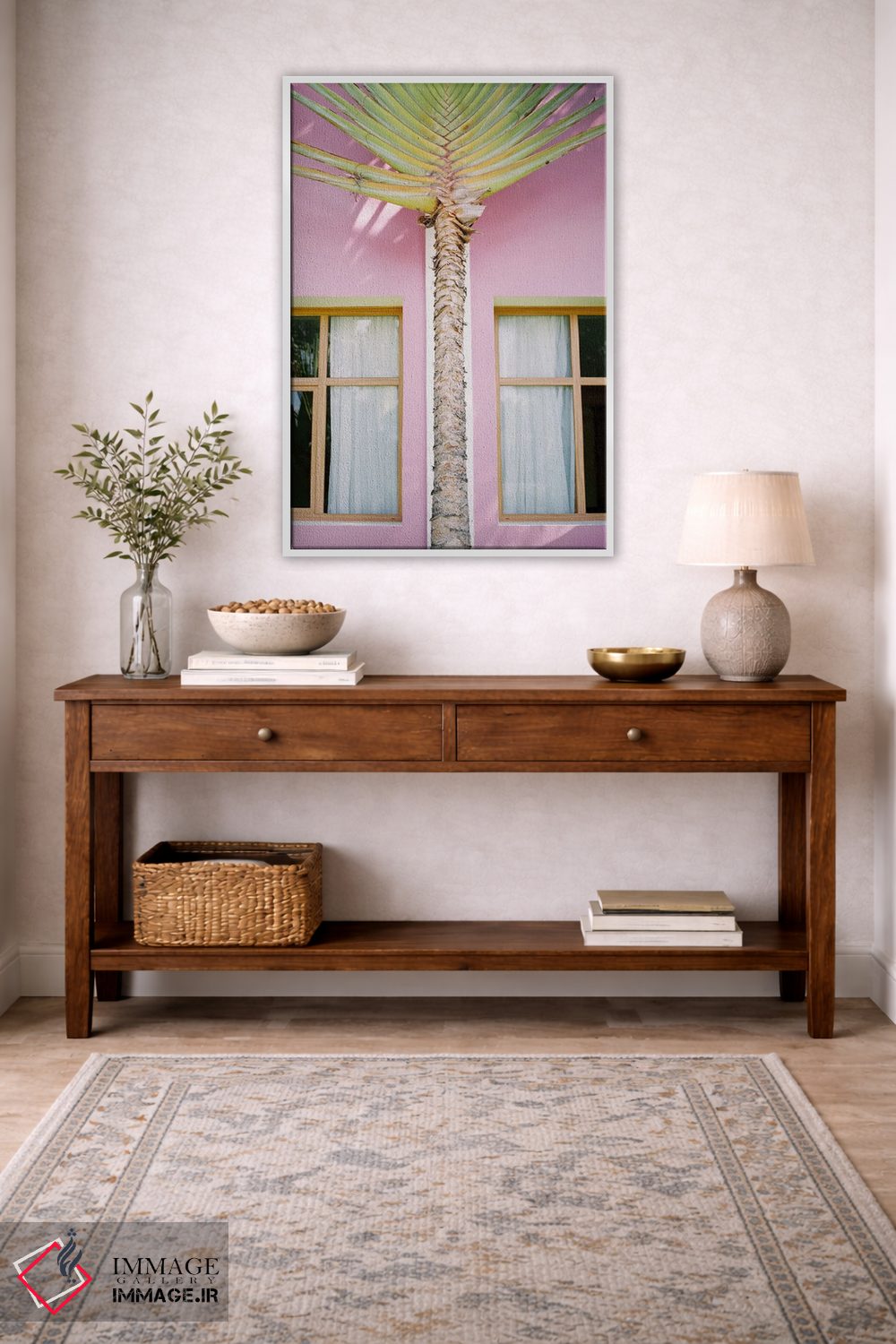 تابلو دکوراتیو درختان گرمسیری اثر جاستین میلتون - D2W