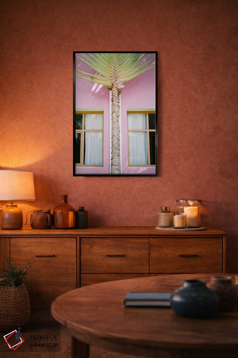 تابلو دکوراتیو درختان گرمسیری اثر جاستین میلتون - D5B