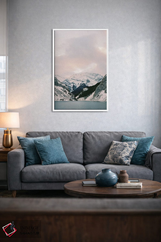تابلو دکوراتیو غروب کوهستان اثر جاستین میلتون - D5W