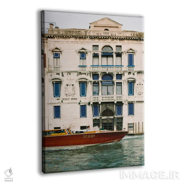 تابلو دکوراتیو کانال های ونیز اثر جاستین میلتون - نمای پرسپکتیو محصول