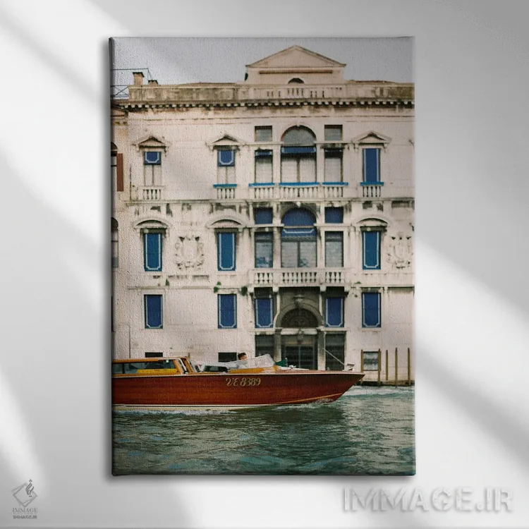 تابلو دکوراتیو کانال های ونیز اثر جاستین میلتون - نمای روبهرو روی دیوار
