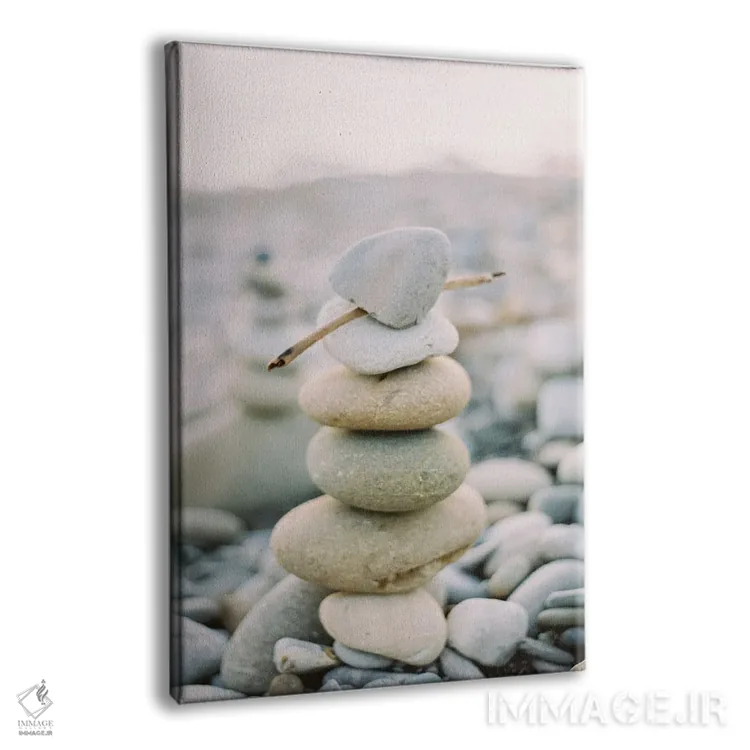 تابلو دکوراتیو مجسمه ساحل صخره ای اثر جاستین میلتون - نمای پرسپکتیو محصول