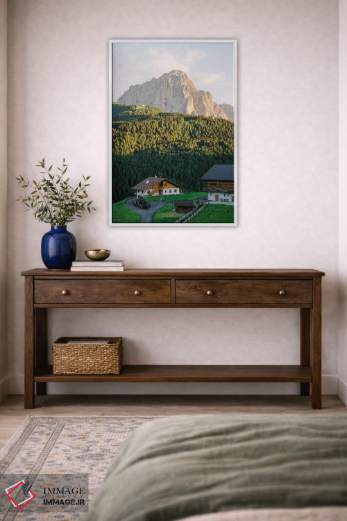 تابلو دکوراتیو شهر کوهستانی اثر جاستین میلتون - D2W
