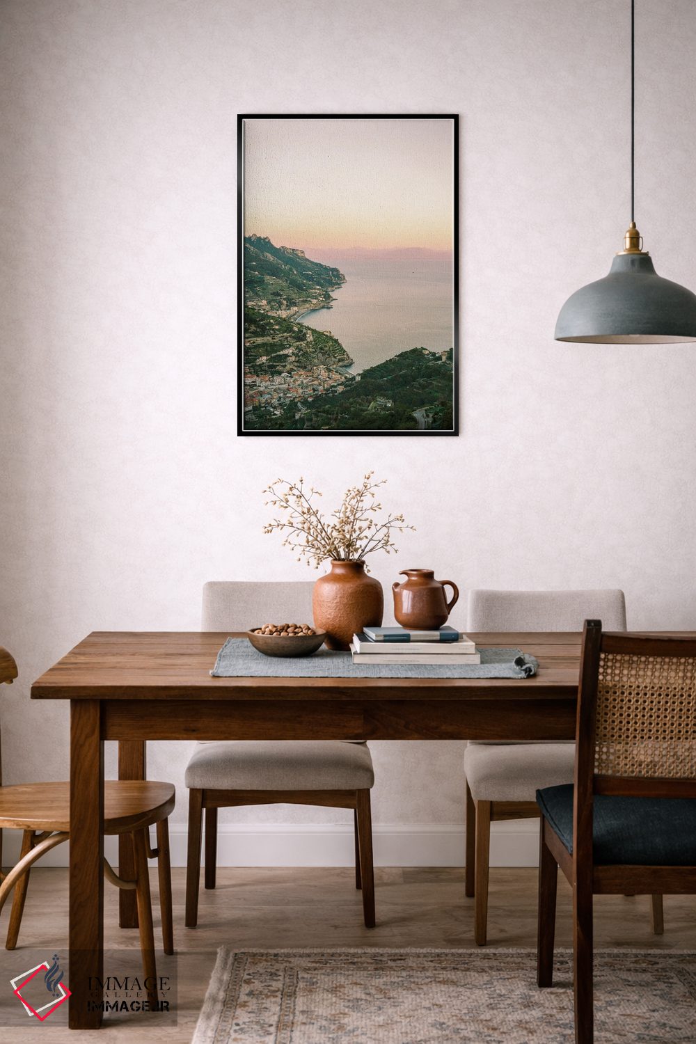 تابلو دکوراتیو زیبایی راولو اثر جاستین میلتون - D6B