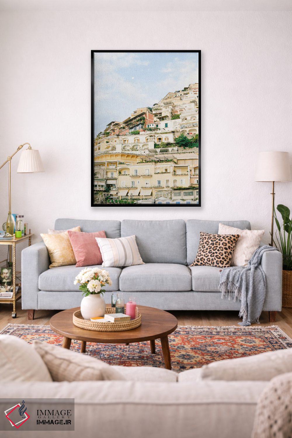 تابلو دکوراتیو پوزیتانو روی فیلم اثر جاستین میلتون - D1B