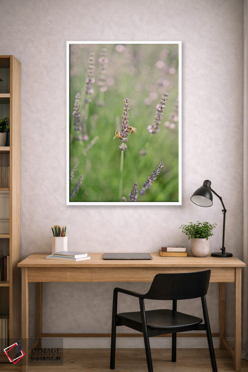 تابلو دکوراتیو زیستگاه طبیعی زنبورها اثر جاستین میلتون - D1W