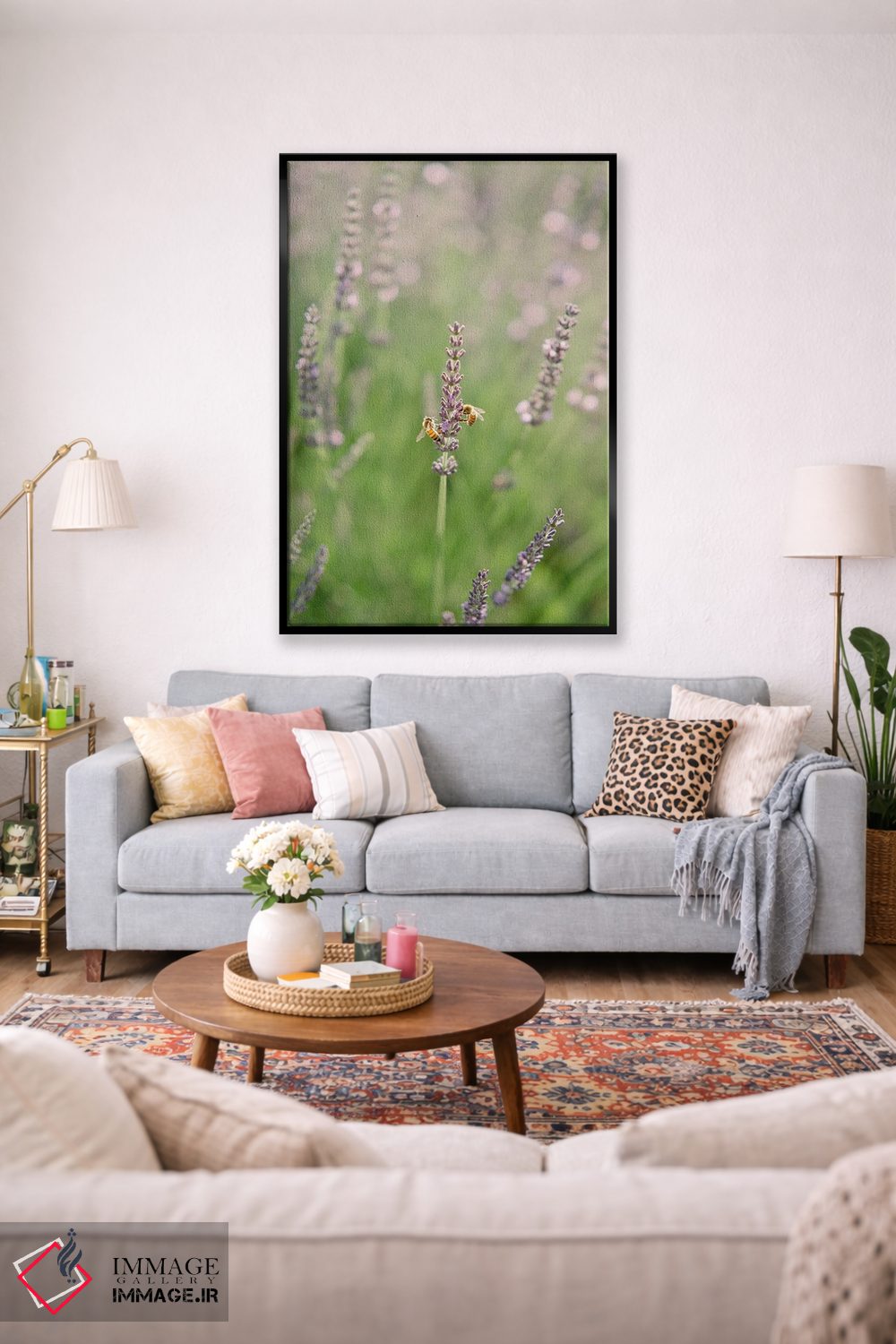 تابلو دکوراتیو زیستگاه طبیعی زنبورها اثر جاستین میلتون - D2B