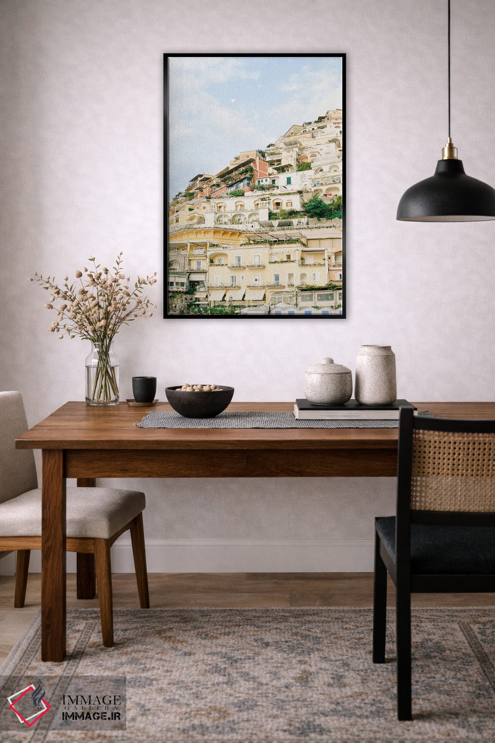 تابلو دکوراتیو پوزیتانو روی فیلم اثر جاستین میلتون - D6B