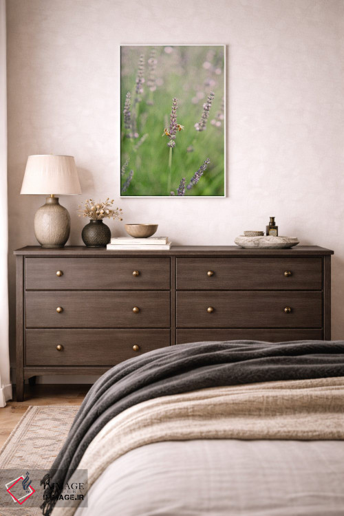 تابلو دکوراتیو زیستگاه طبیعی زنبورها اثر جاستین میلتون - D3W