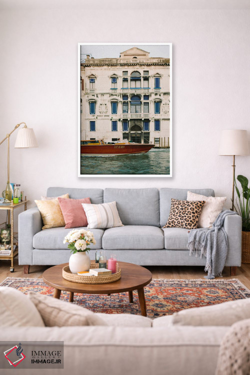 تابلو دکوراتیو کانال های ونیز اثر جاستین میلتون - D1W