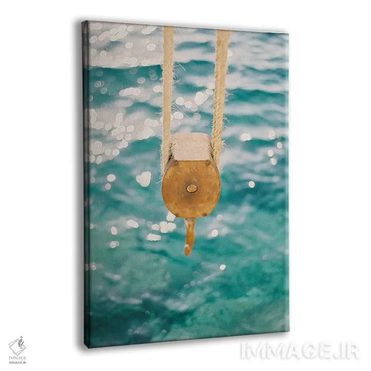 تابلو دکوراتیو دریای مدیترانه اثر جاستین میلتون - نمای پرسپکتیو محصول