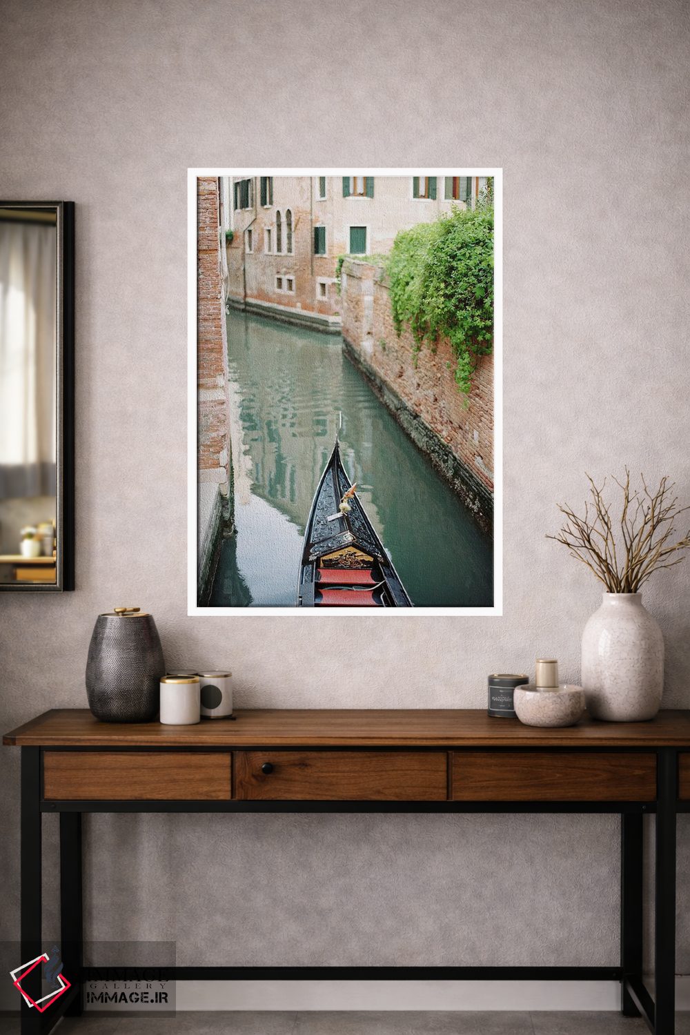 تابلو دکوراتیو گوندولاها در ونیز اثر جاستین میلتون - D1W
