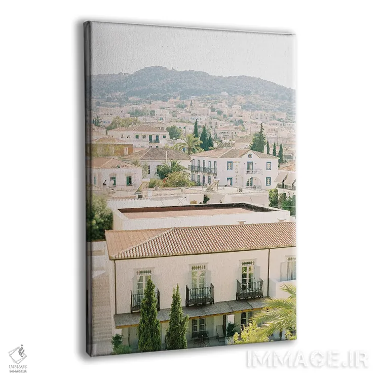 تابلو دکوراتیو سقف های سفالی اثر جاستین میلتون - نمای پرسپکتیو محصول