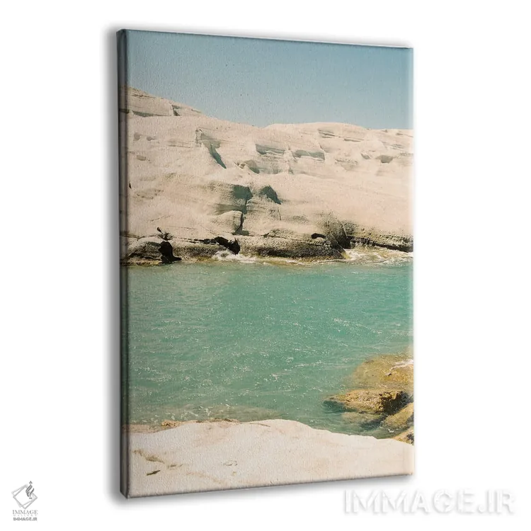 تابلو دکوراتیو Milos,جزیره ی یونانی، میلوس اثر جاستین میلتون - نمای پرسپکتیو محصول