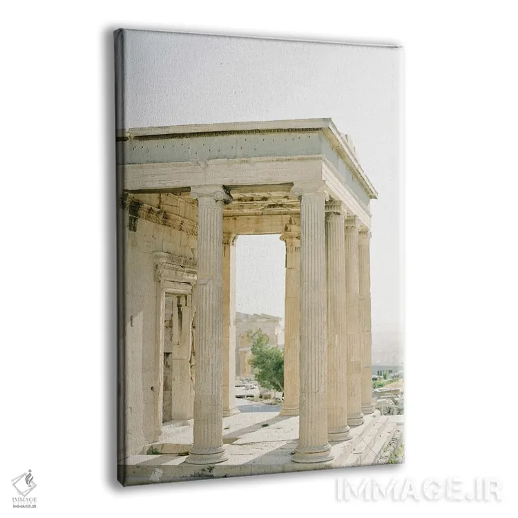 تابلو دکوراتیو معماری یونان باستان اثر جاستین میلتون - نمای پرسپکتیو محصول