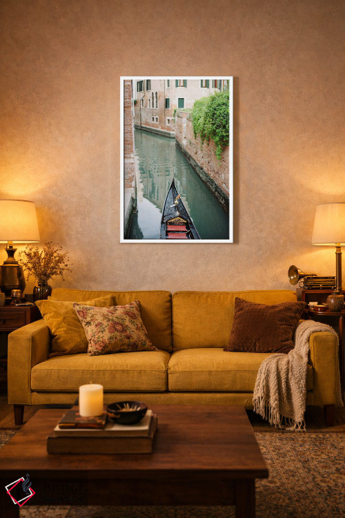 تابلو دکوراتیو گوندولاها در ونیز اثر جاستین میلتون - D3W