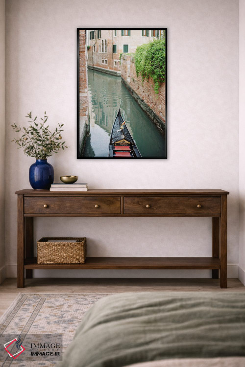 تابلو دکوراتیو گوندولاها در ونیز اثر جاستین میلتون - D4B