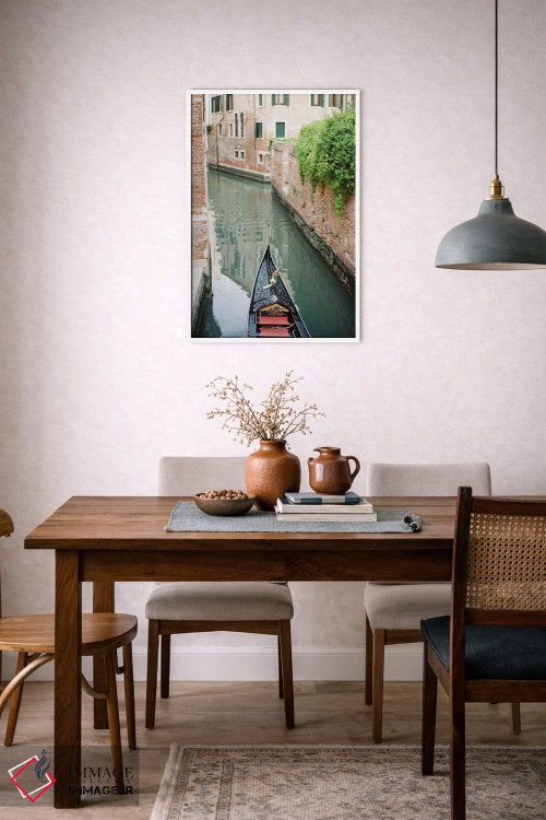 تابلو دکوراتیو گوندولاها در ونیز اثر جاستین میلتون - D6W