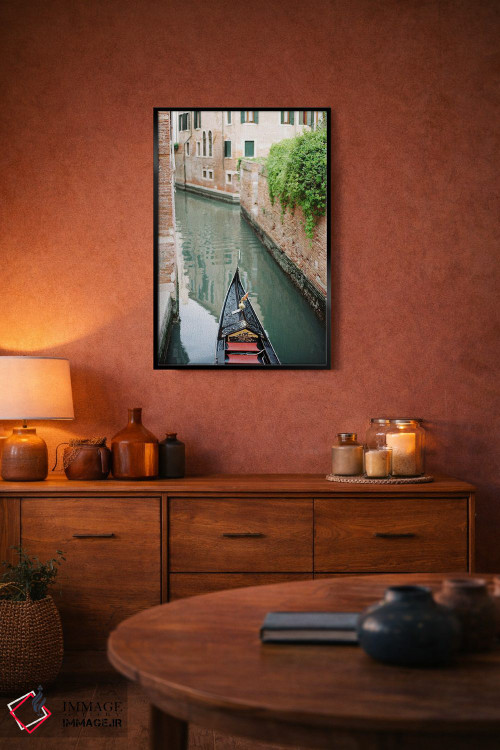 تابلو دکوراتیو گوندولاها در ونیز اثر جاستین میلتون - D5B