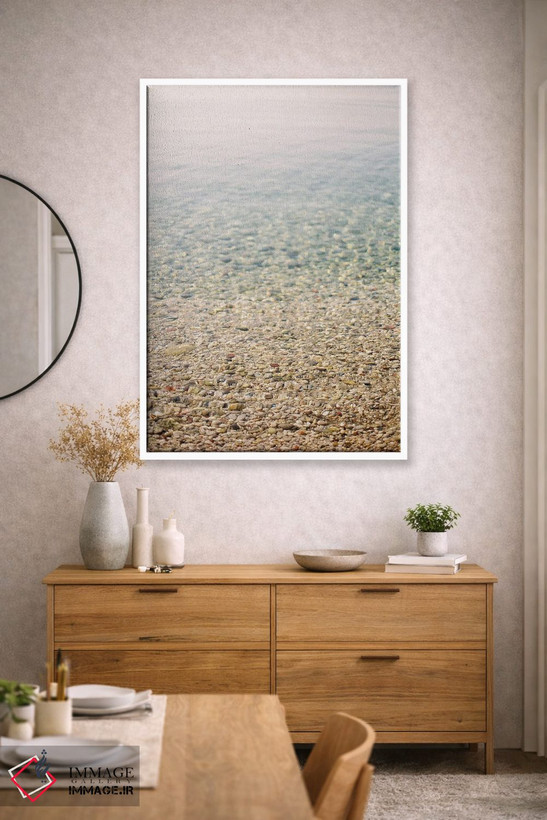 تابلو دکوراتیو آب ساحلی زلال اثر جاستین میلتون - D2W