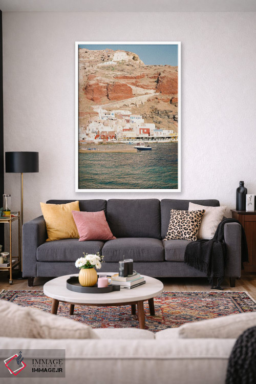 تابلو دکوراتیو جزایر یونان اثر جاستین میلتون - D1W