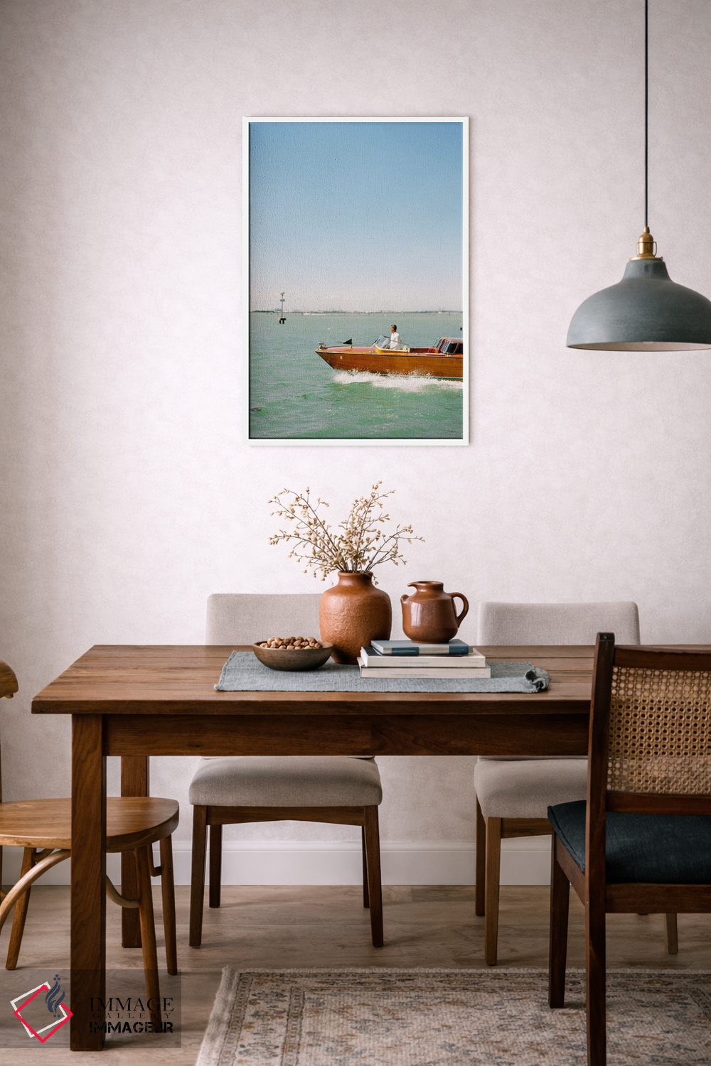 تابلو دکوراتیو آب های باز ونیز اثر جاستین میلتون - D6W