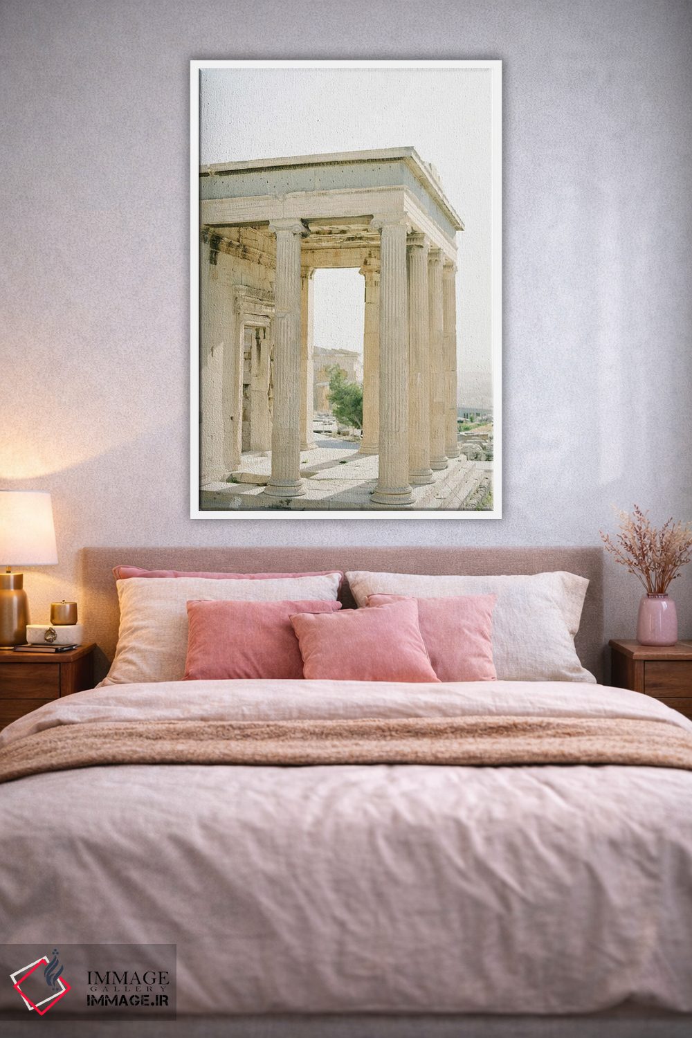 تابلو دکوراتیو معماری یونان باستان اثر جاستین میلتون - D1W