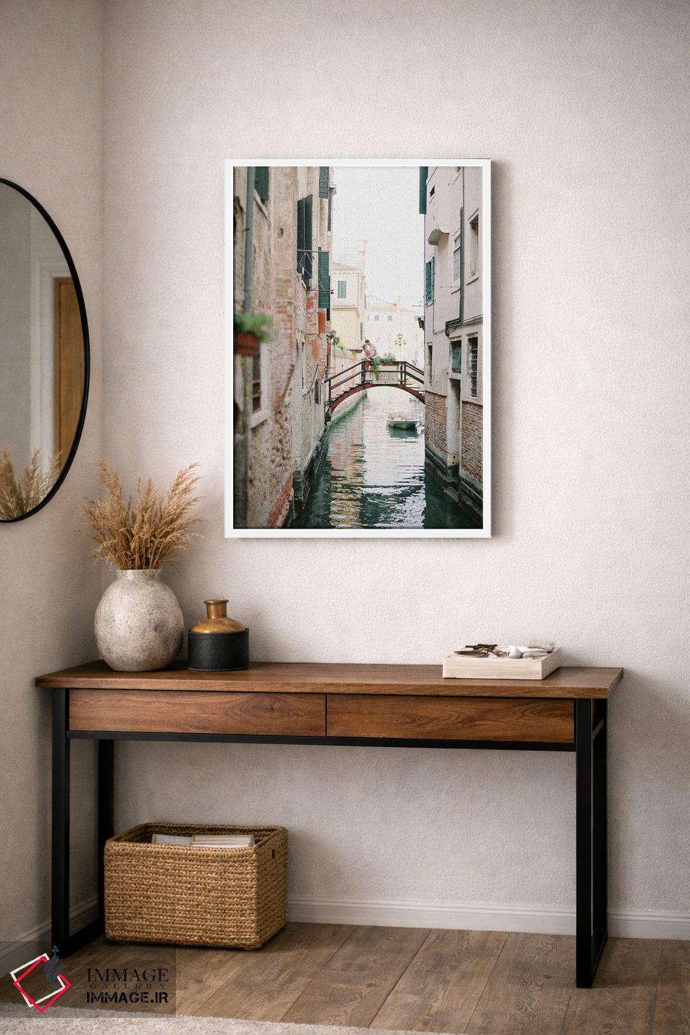 تابلو دکوراتیو گشت زنی در کانال های ونیز اثر جاستین میلتون - D2W