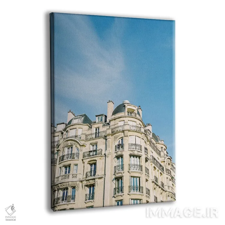تابلو دکوراتیو خیابان های پاریسی اثر جاستین میلتون - نمای پرسپکتیو محصول
