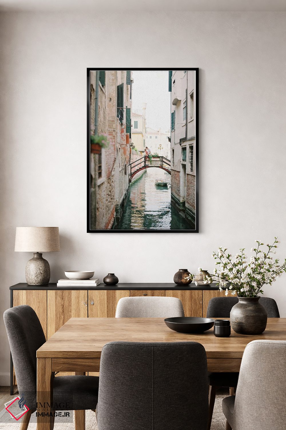 تابلو دکوراتیو گشت زنی در کانال های ونیز اثر جاستین میلتون - D4B