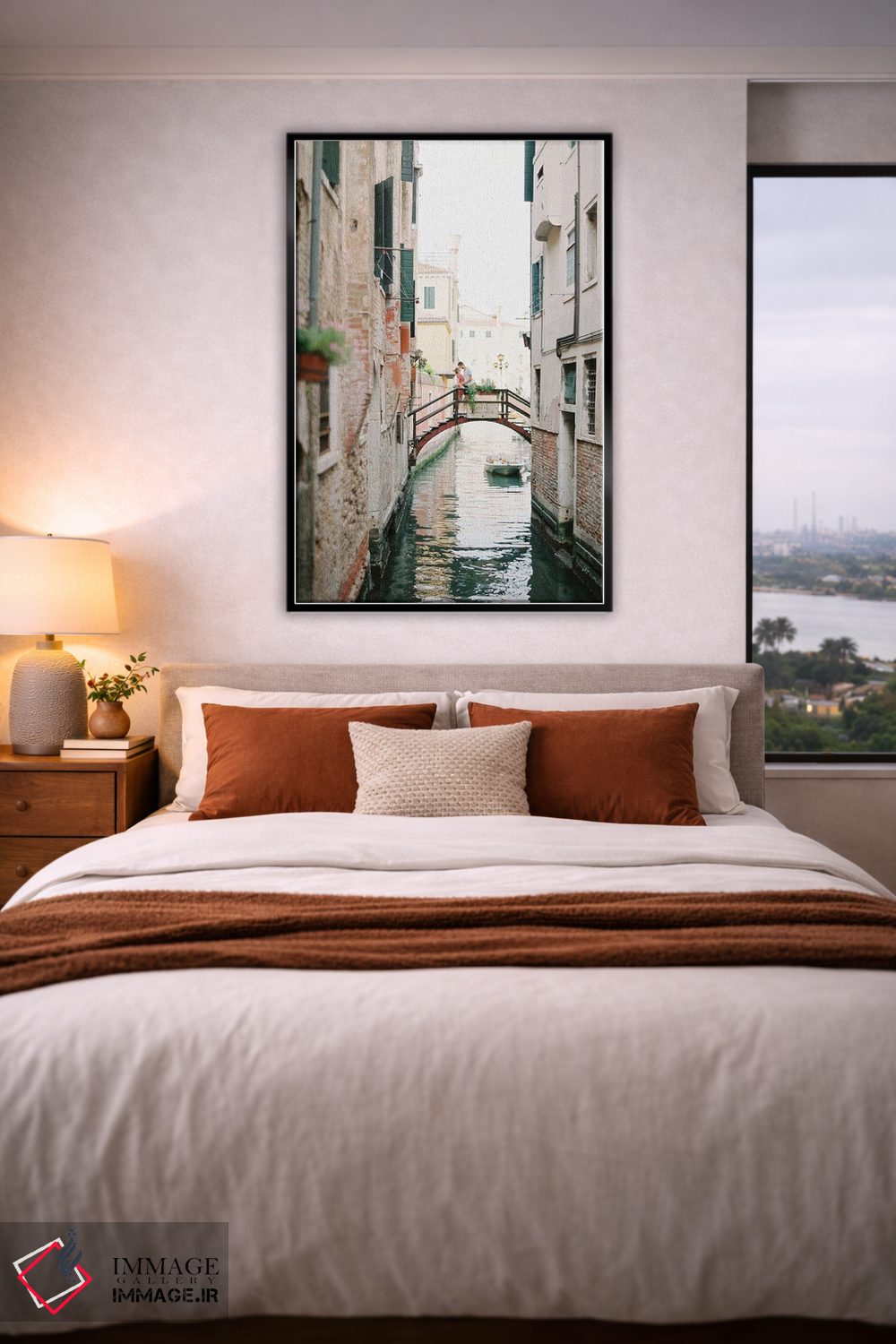تابلو دکوراتیو گشت زنی در کانال های ونیز اثر جاستین میلتون - D5B