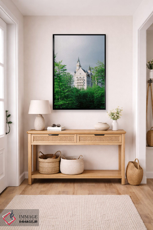 تابلو دکوراتیو قلعه ی رویایی اثر جاستین میلتون - D6B