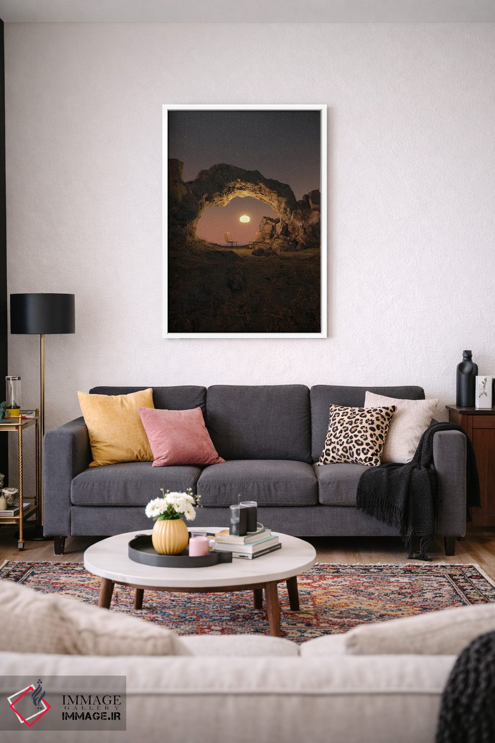 تابلو دکوراتیو آرامش کویری اثر جیمز ترالی - D2W