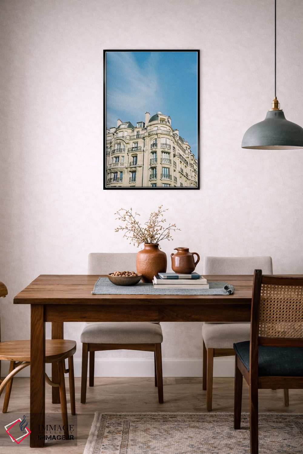 تابلو دکوراتیو خیابان های پاریسی اثر جاستین میلتون - D6B