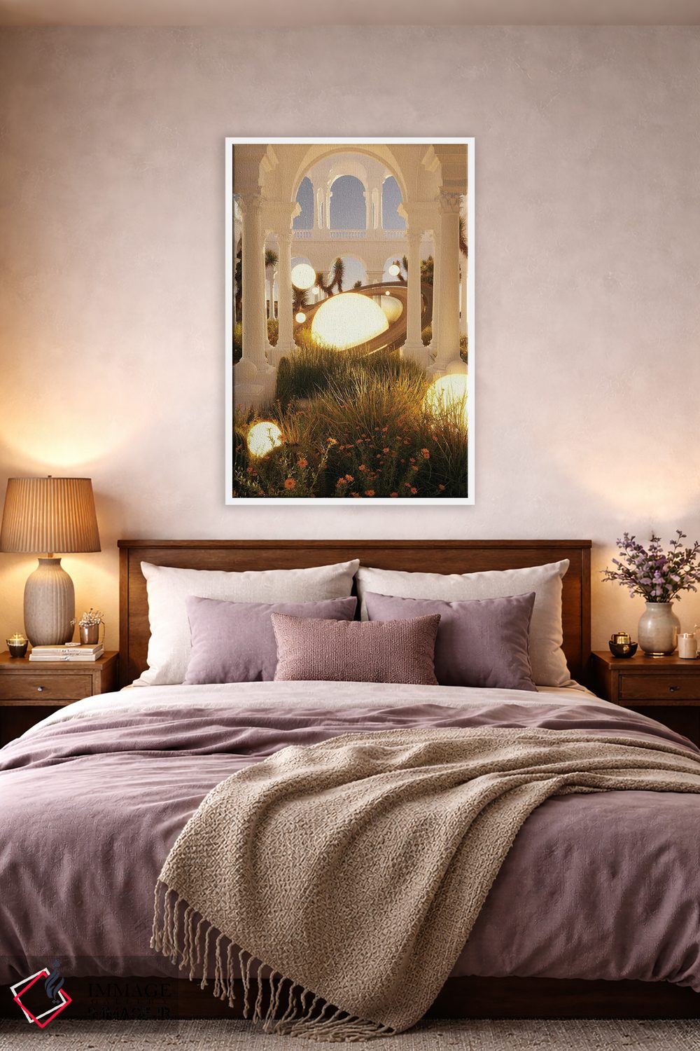 تابلو دکوراتیو باغ های رصد خانه ای اثر جیمز ترالی - D5W