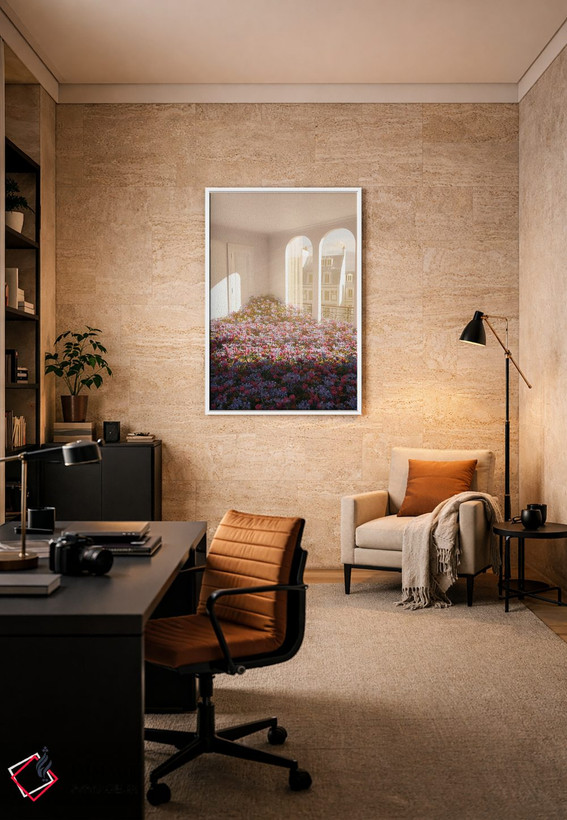 تابلو دکوراتیو بهار در پاریس اثر جیمز ترالی - D6W