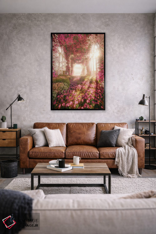 تابلو دکوراتیو کلیسای گل ها اثر جیمز ترالی - D2B