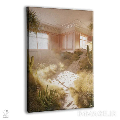 تابلو دکوراتیو خواب و خیال کویری اثر جیمز ترالی - نمای پرسپکتیو محصول