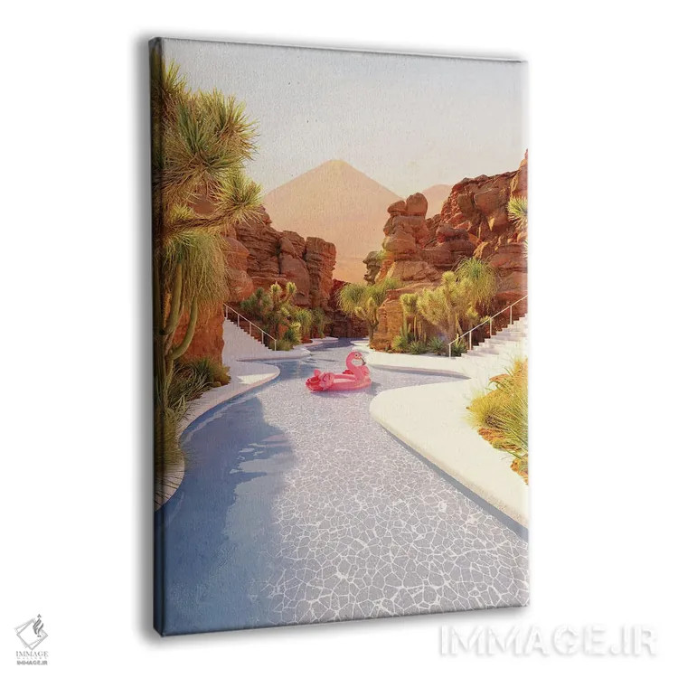 تابلو دکوراتیو پارک آبی جاشوا تری اثر جیمز ترالی - نمای پرسپکتیو محصول