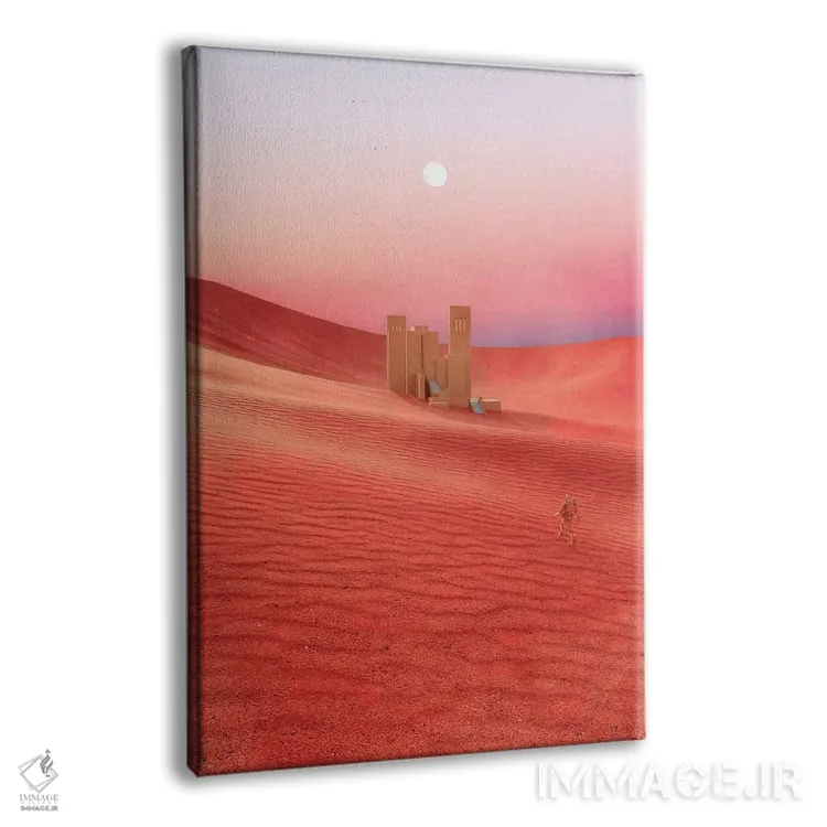 تابلو دکوراتیو کاوش در مریخ اثر جیمز ترالی - نمای پرسپکتیو محصول