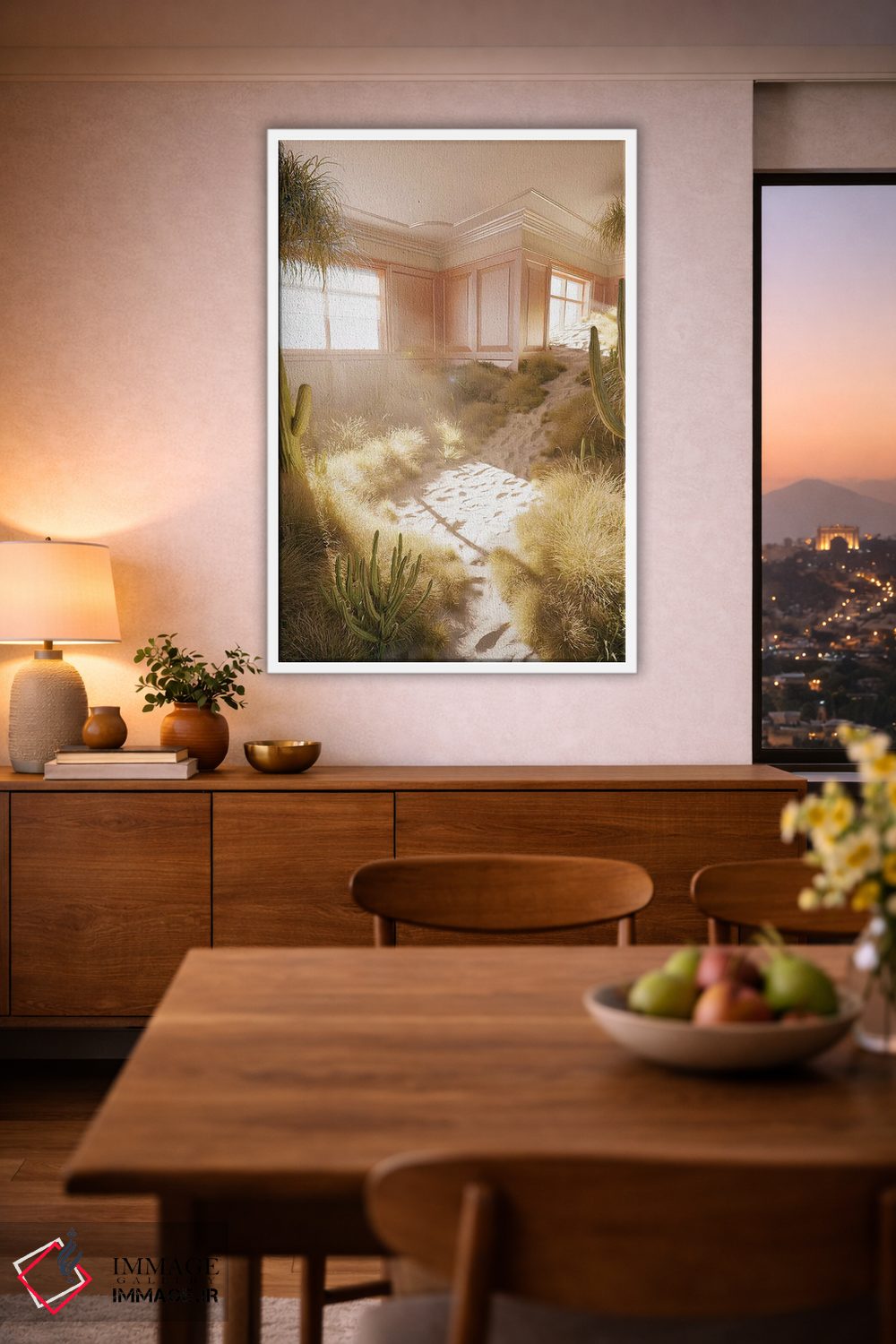 تابلو دکوراتیو خواب و خیال کویری اثر جیمز ترالی - D1W