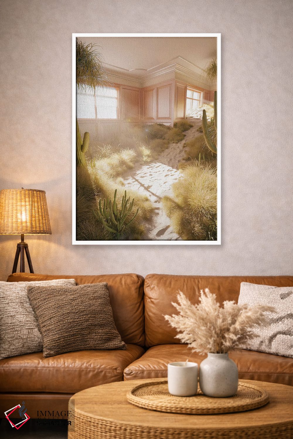 تابلو دکوراتیو خواب و خیال کویری اثر جیمز ترالی - D3W