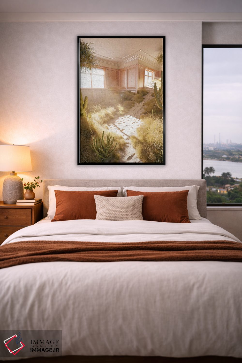 تابلو دکوراتیو خواب و خیال کویری اثر جیمز ترالی - D4B