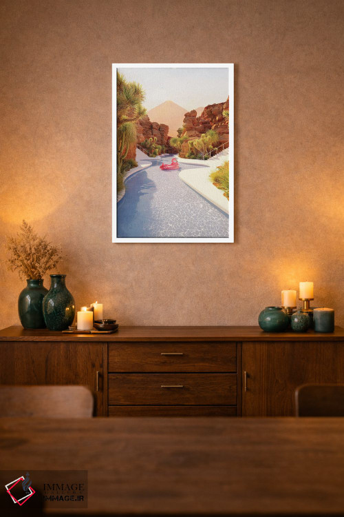 تابلو دکوراتیو پارک آبی جاشوا تری اثر جیمز ترالی - D1W