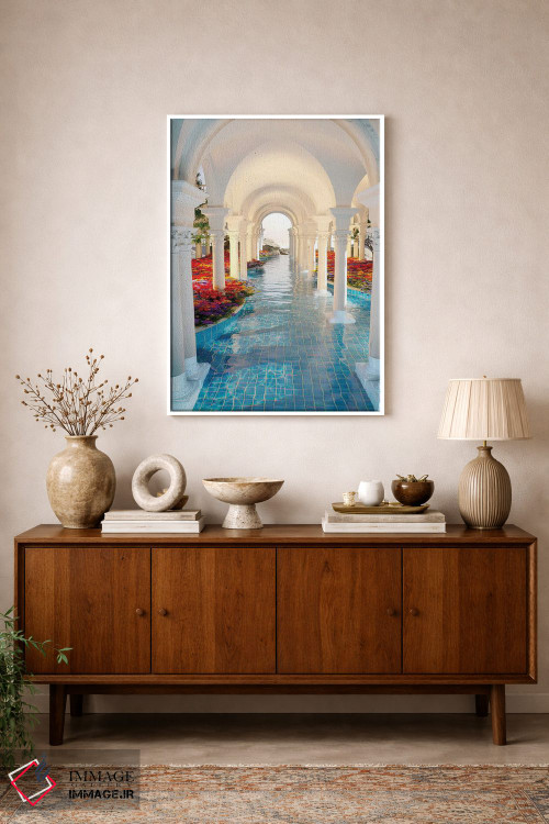 تابلو دکوراتیو رودخانه گل ها اثر جیمز ترالی - D1W