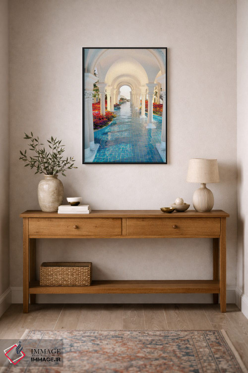 تابلو دکوراتیو رودخانه گل ها اثر جیمز ترالی - D2B