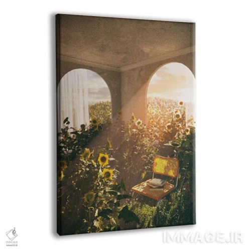 تابلو دکوراتیو اتاق آفتاب گیر اثر جیمز ترالی - نمای پرسپکتیو محصول