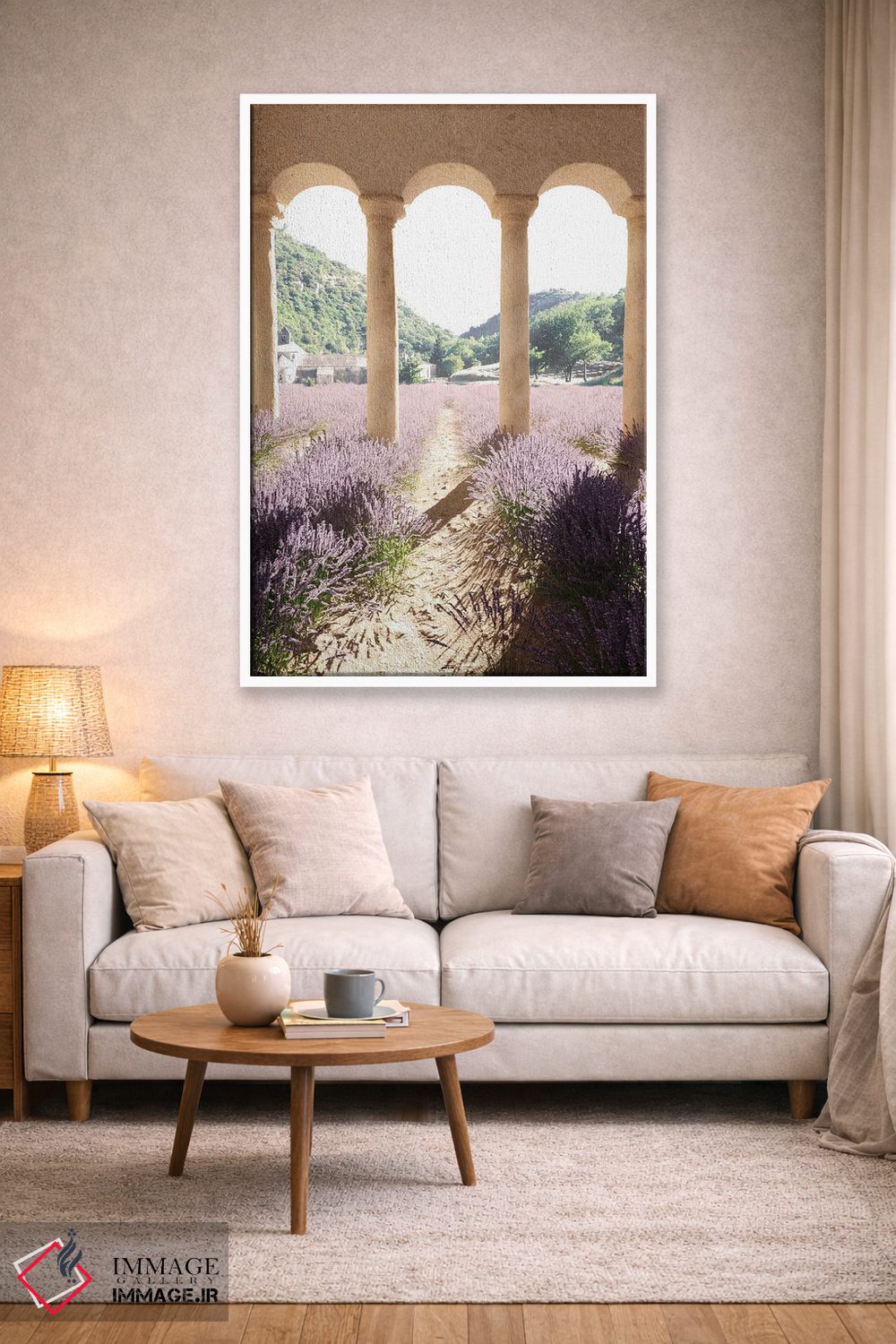 تابلو دکوراتیو سرزمین رویایی اسطوخودوس اثر جیمز ترالی - D1W